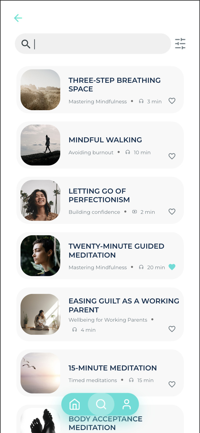 We Are Luminate : Plateforme de Santé Mentale et Bien-être - Screenshot 7